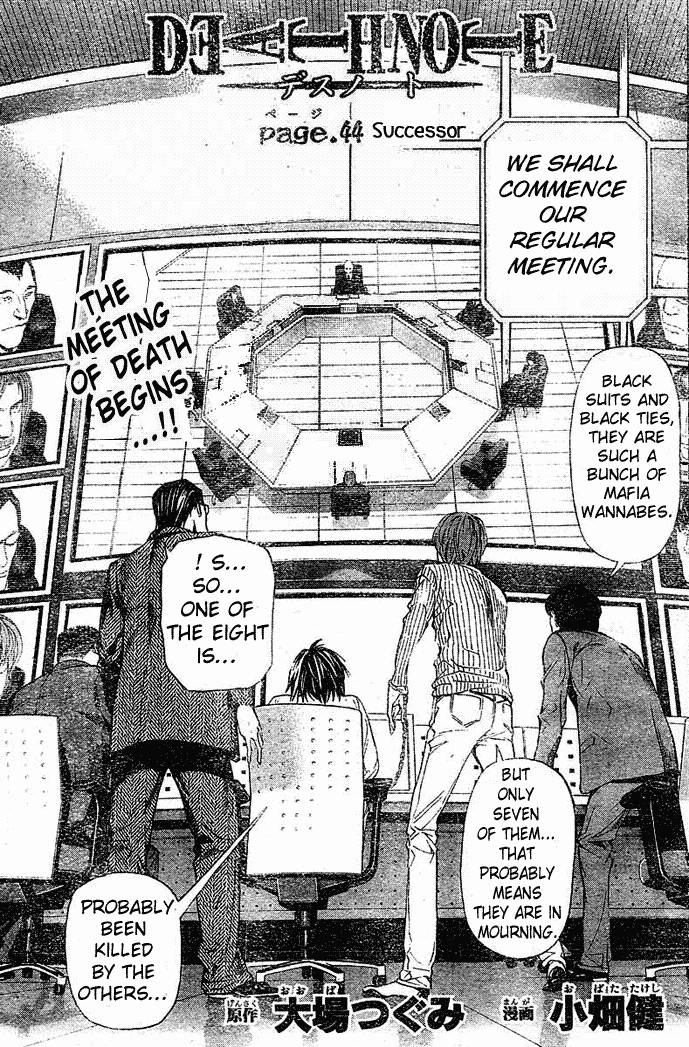 Death Note chapter 44 page 2