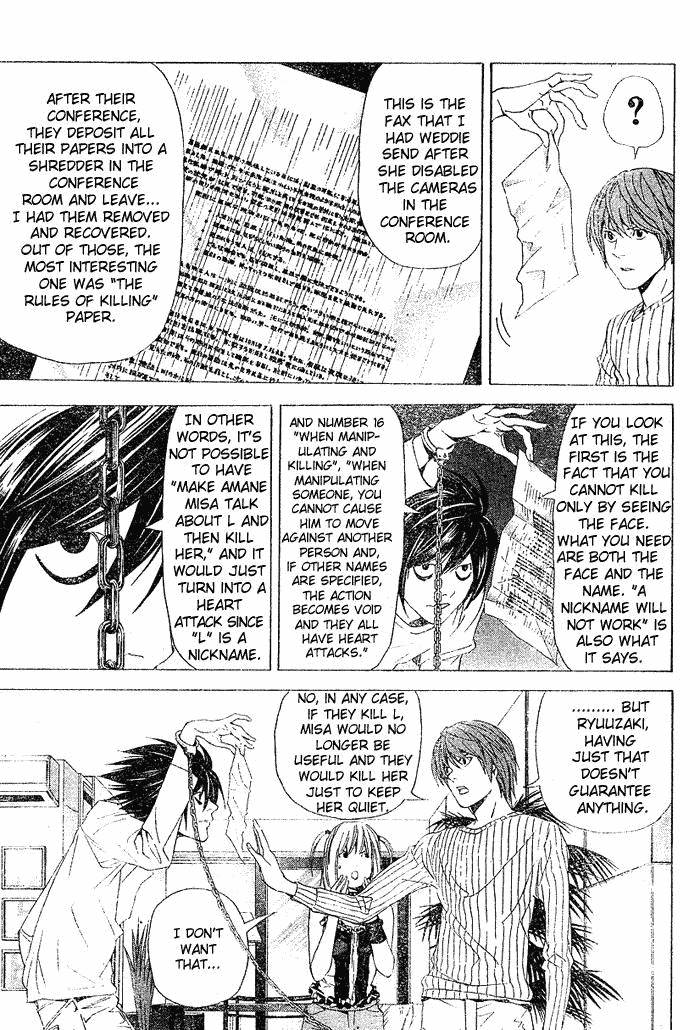 Death Note chapter 45 page 18