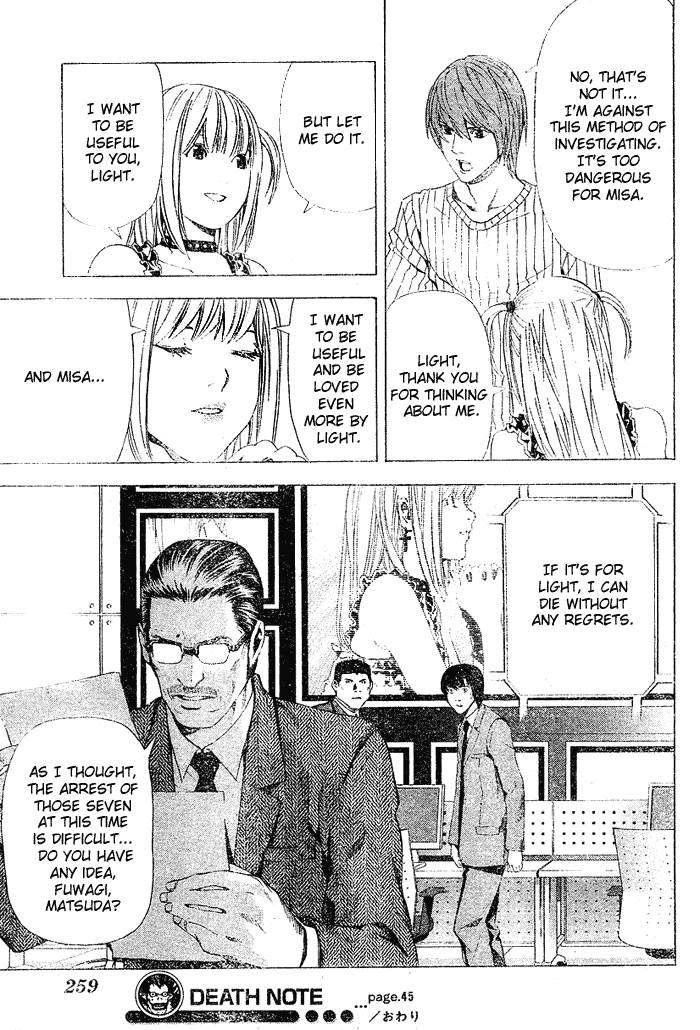 Death Note chapter 45 page 22