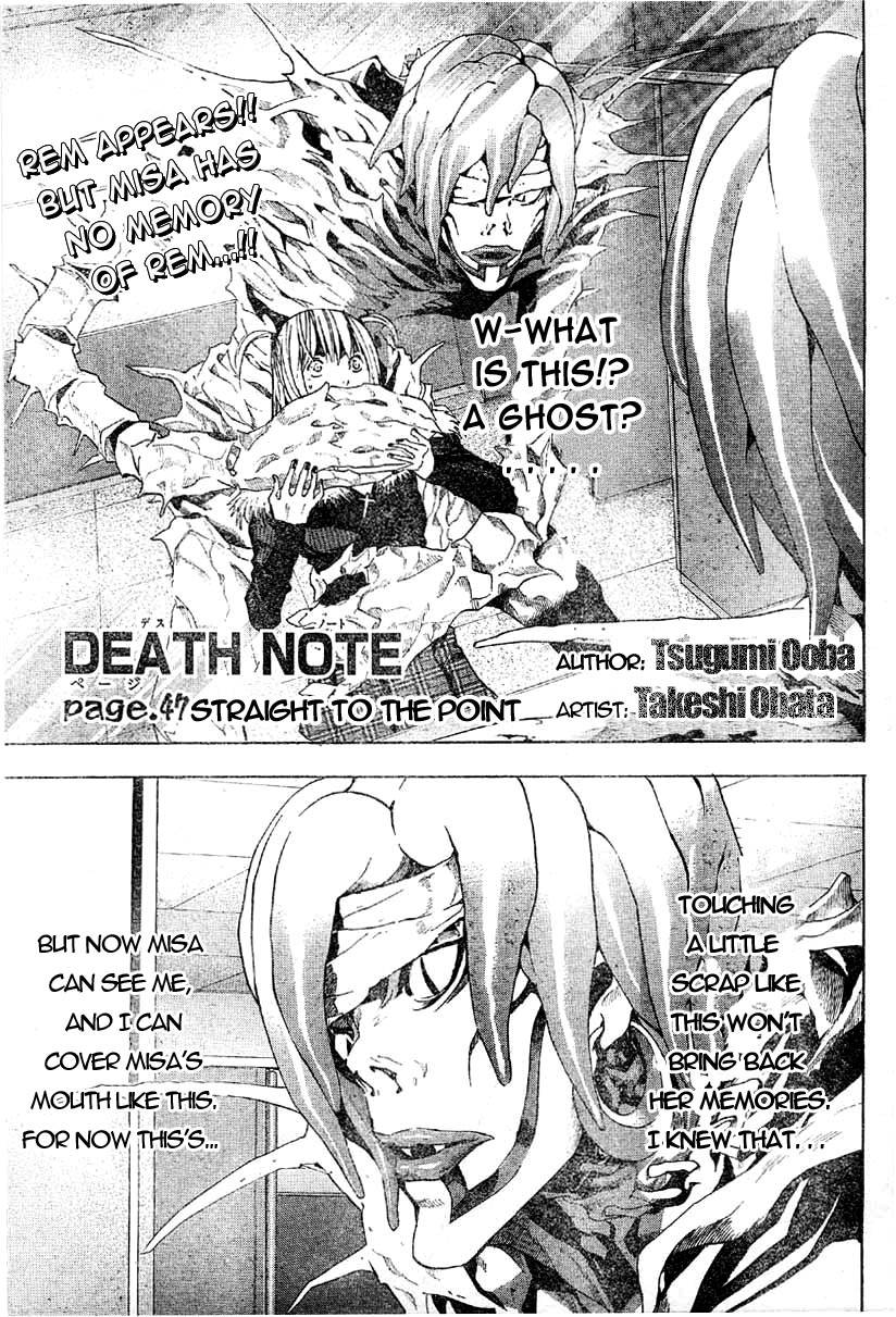Death Note chapter 47 page 1