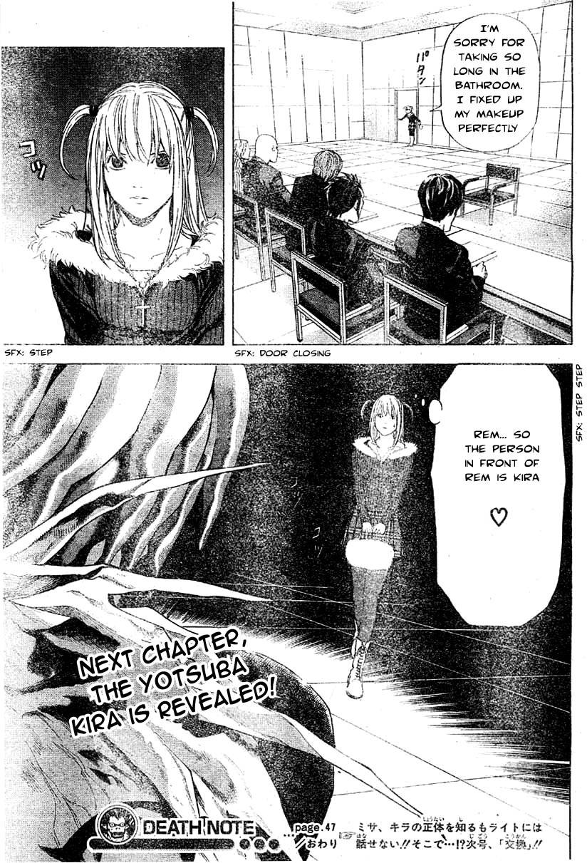 Death Note chapter 47 page 19