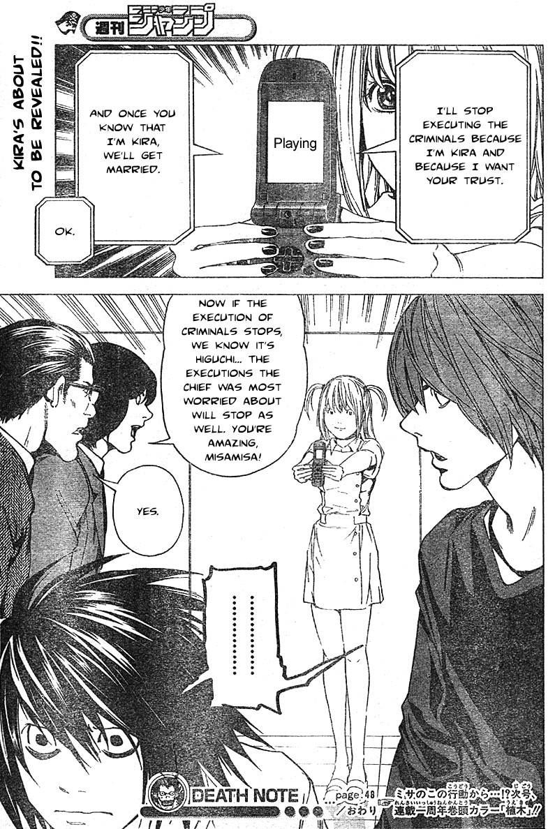 Death Note chapter 48 page 21