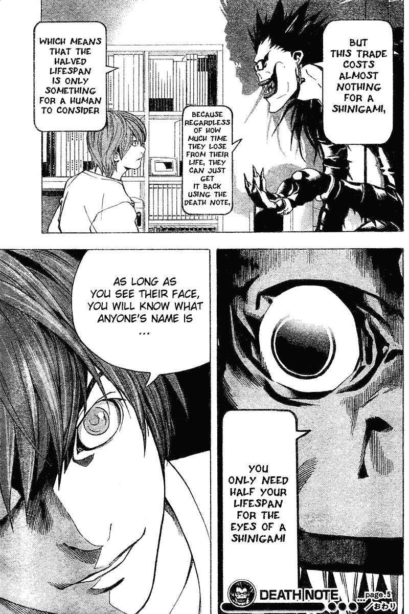 Death Note chapter 5 page 18