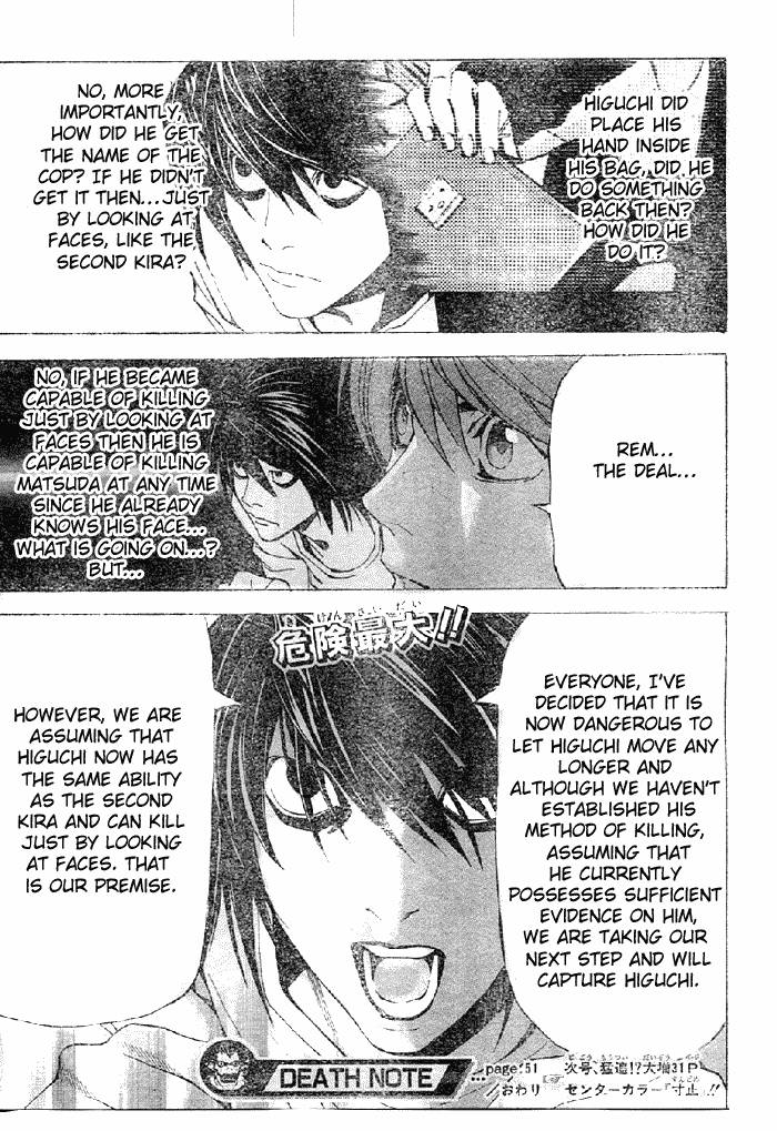 Death Note chapter 51 page 21