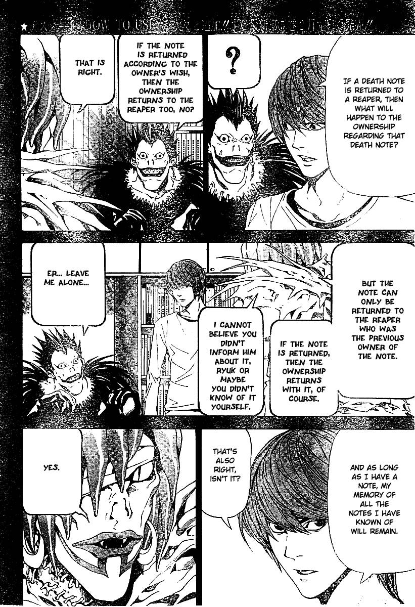 Death Note chapter 54 page 2