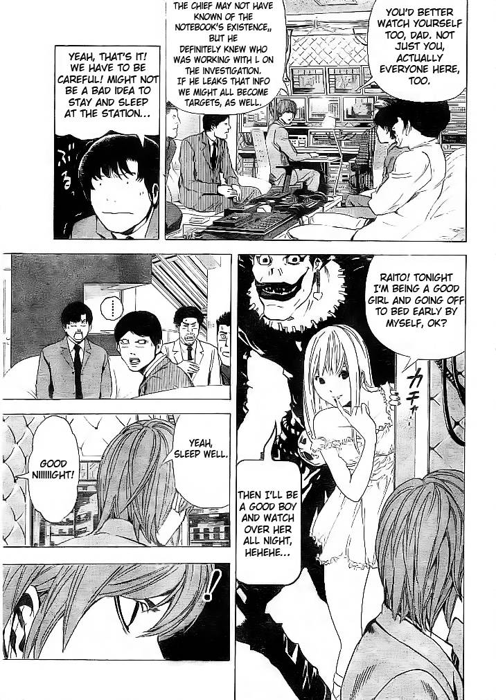 Death Note chapter 61 page 16