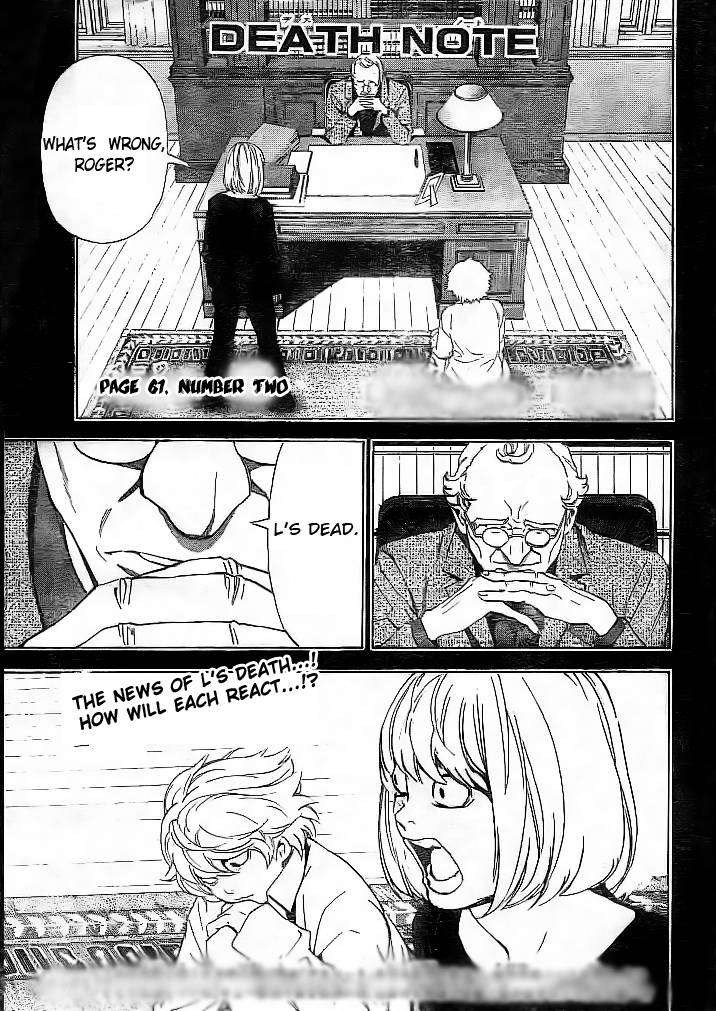 Death Note chapter 61 page 2