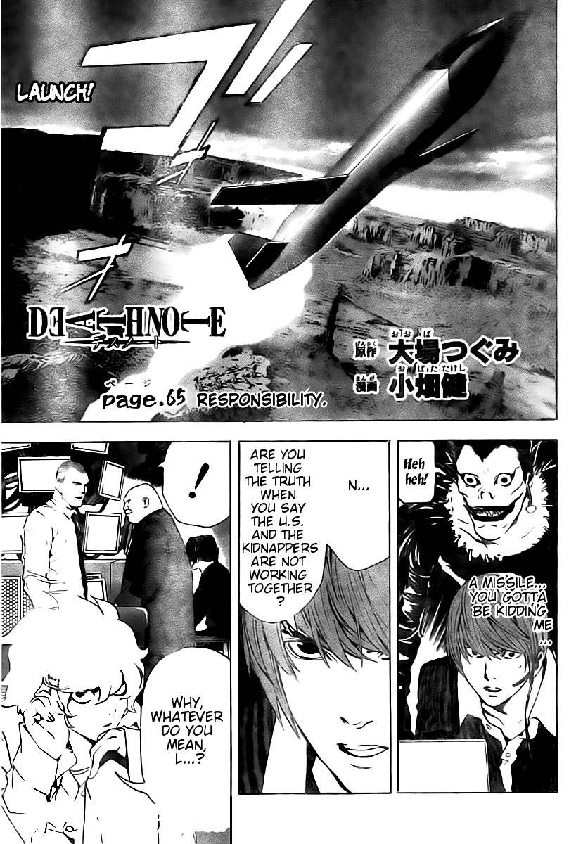 Death Note chapter 65 page 2