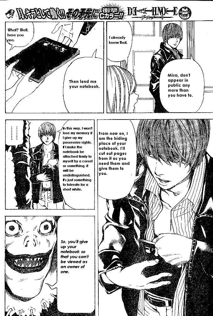 Death Note chapter 71 page 8