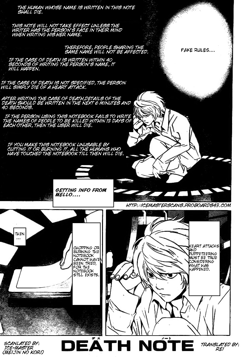 Death Note chapter 78 page 1