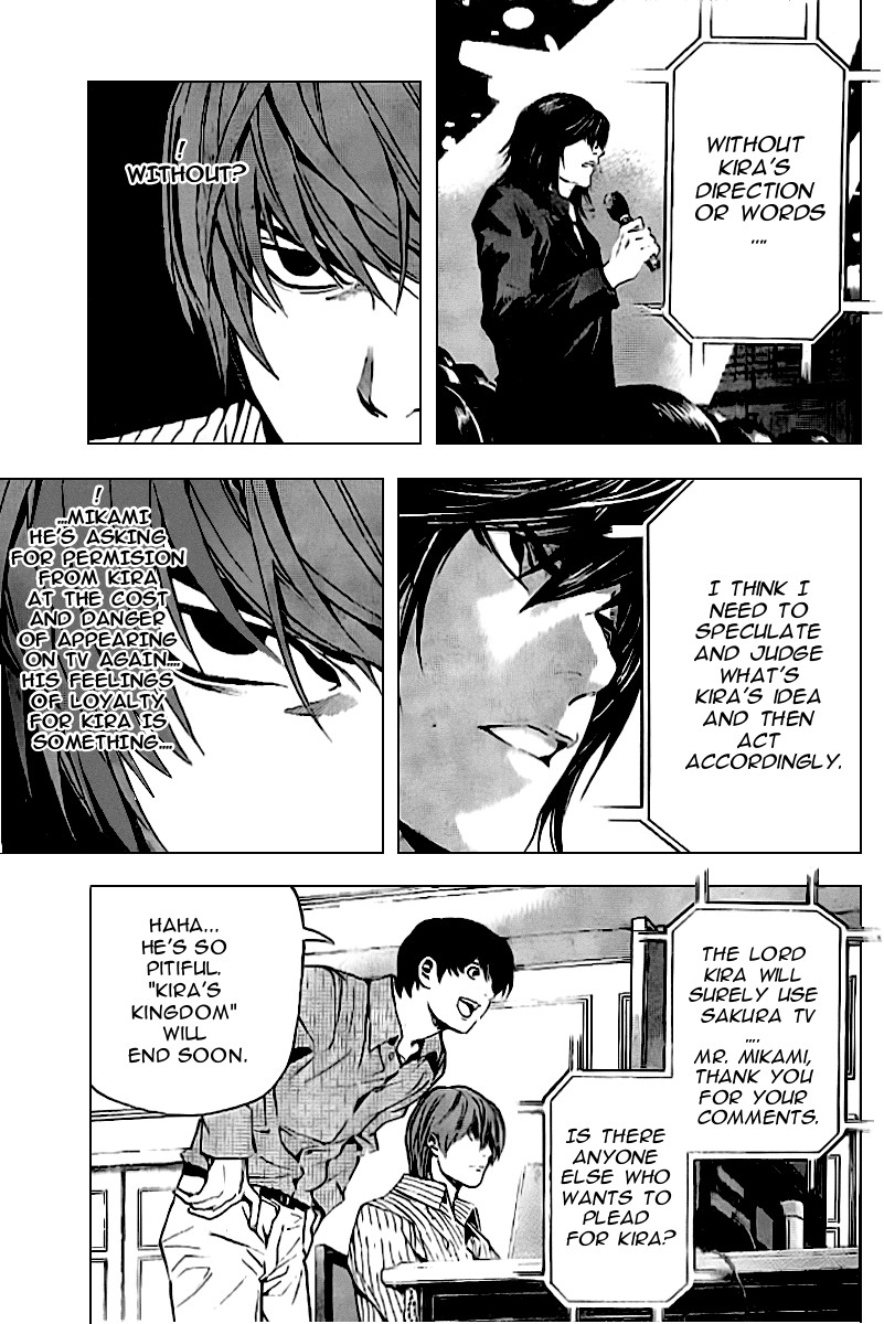 Death Note chapter 85 page 18