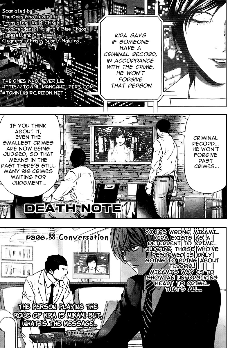 Death Note chapter 88 page 2