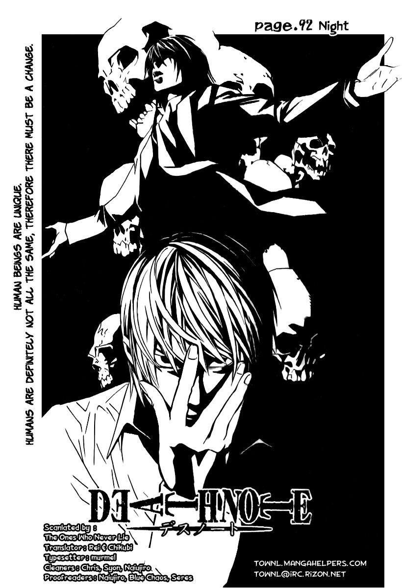 Death Note chapter 92 page 3