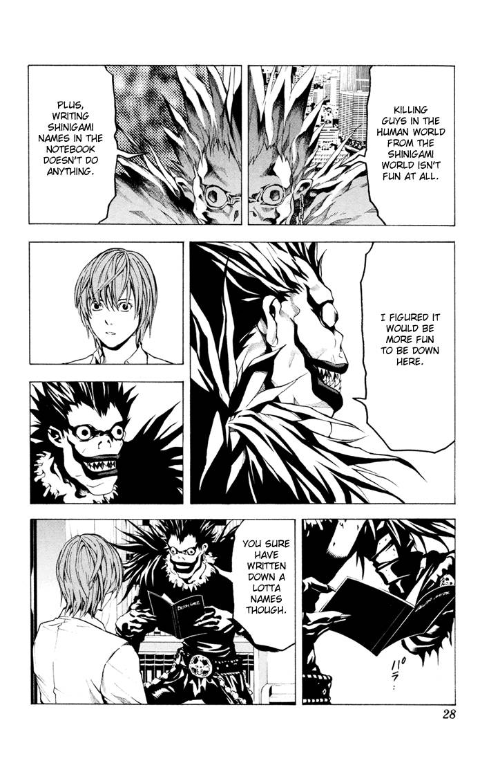 Death Note chapter 1 page 26