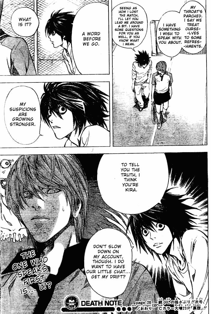 Death Note chapter 20 page 19