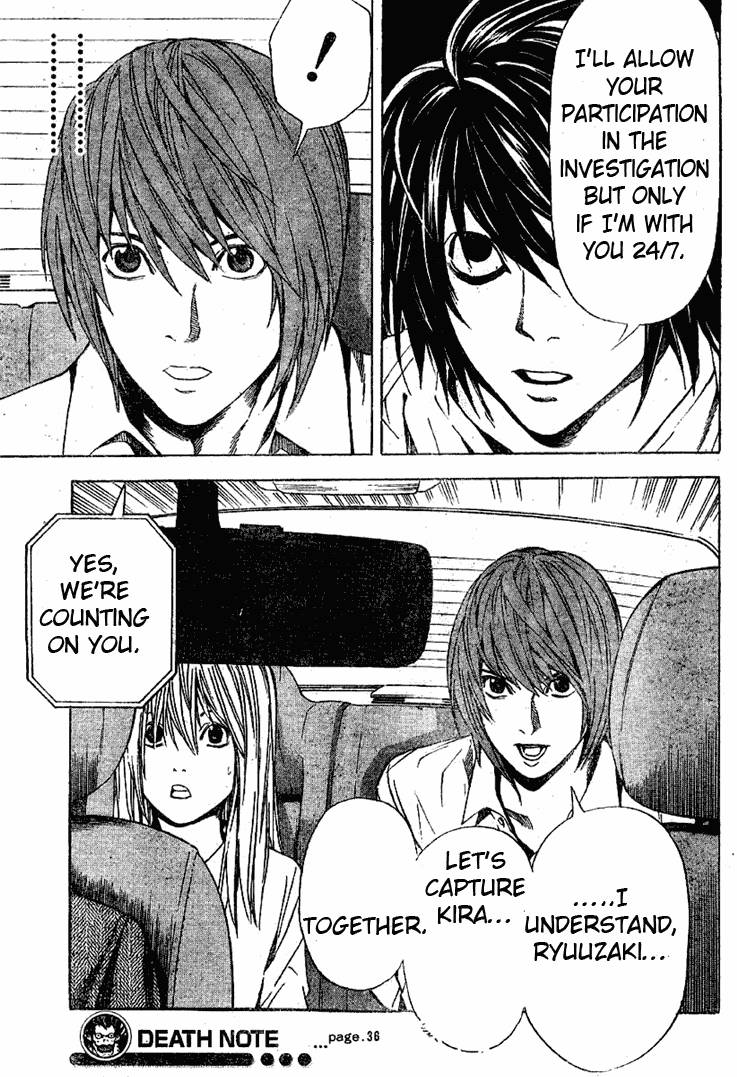 Death Note chapter 36 page 19