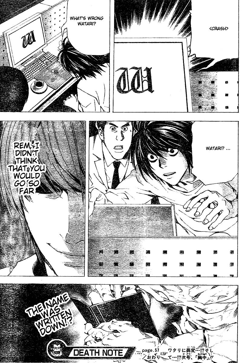 Death Note chapter 57 page 22