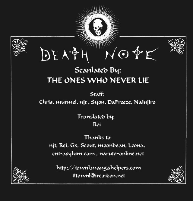 Death Note chapter 84 page 1