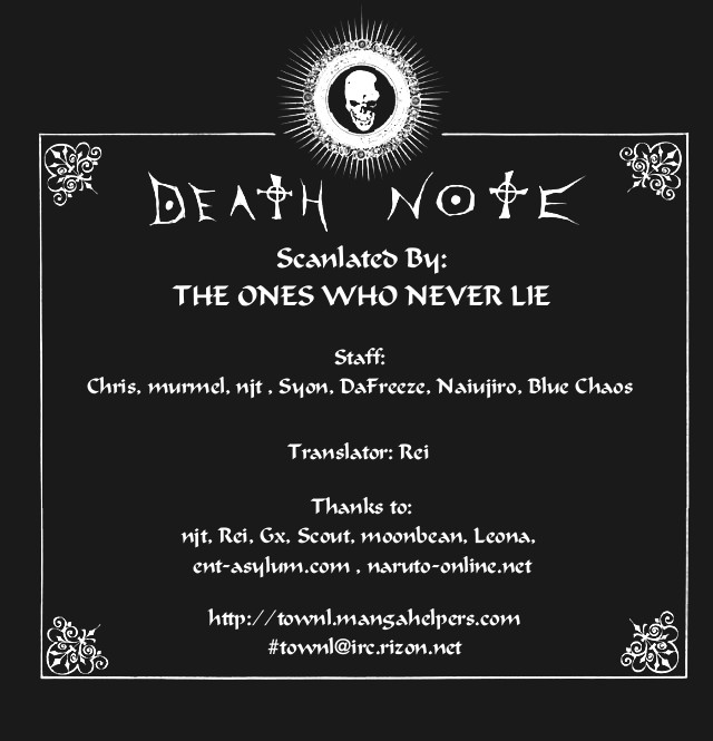 Death Note chapter 85 page 1