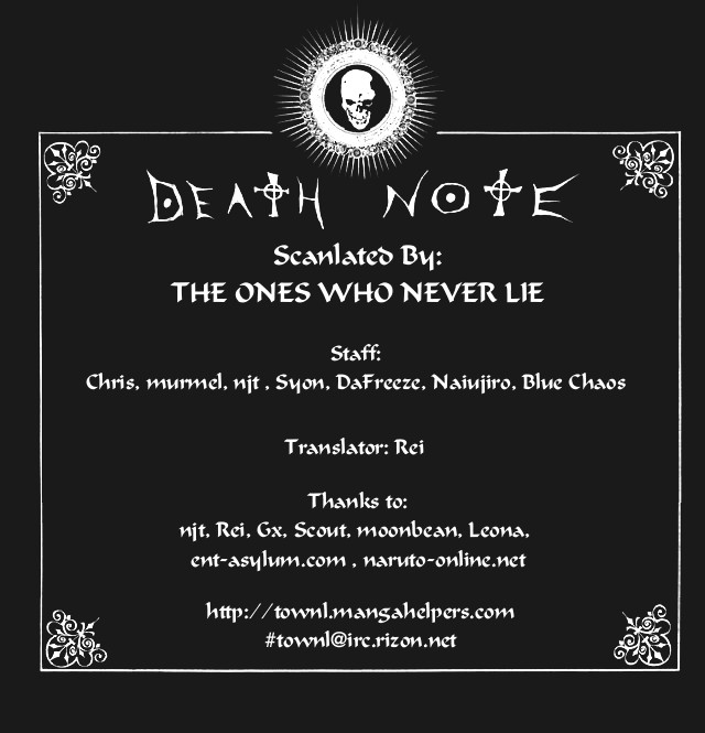 Death Note chapter 86 page 1