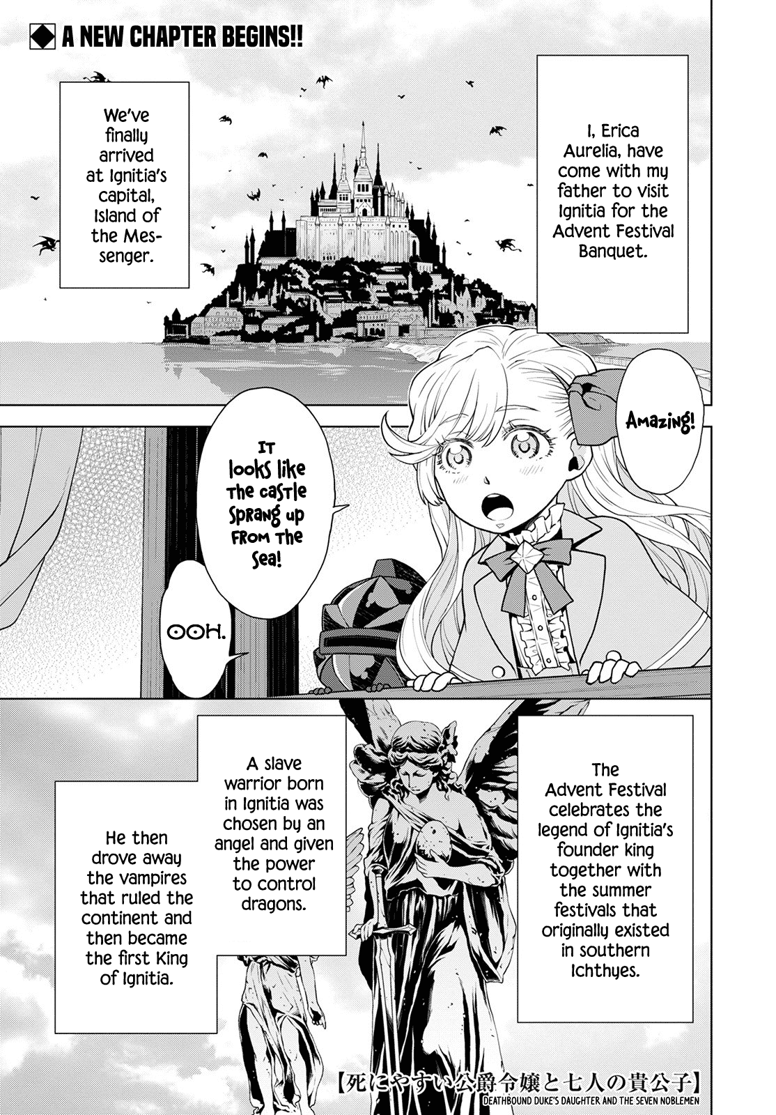 Deathbound Duke's Daughter and Seven Noblemen chapter 14 page 1