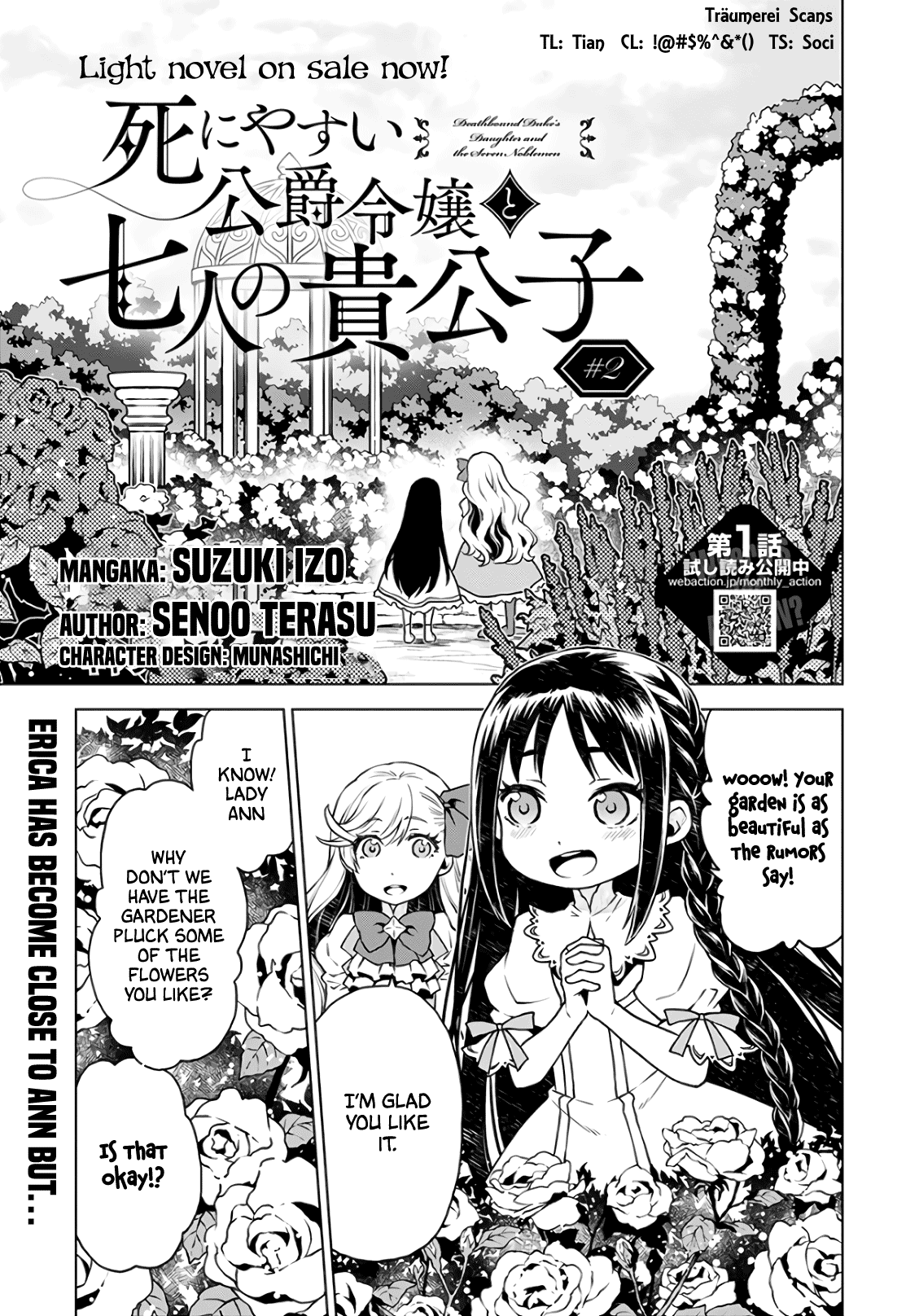 Deathbound Duke's Daughter and Seven Noblemen chapter 2 page 1