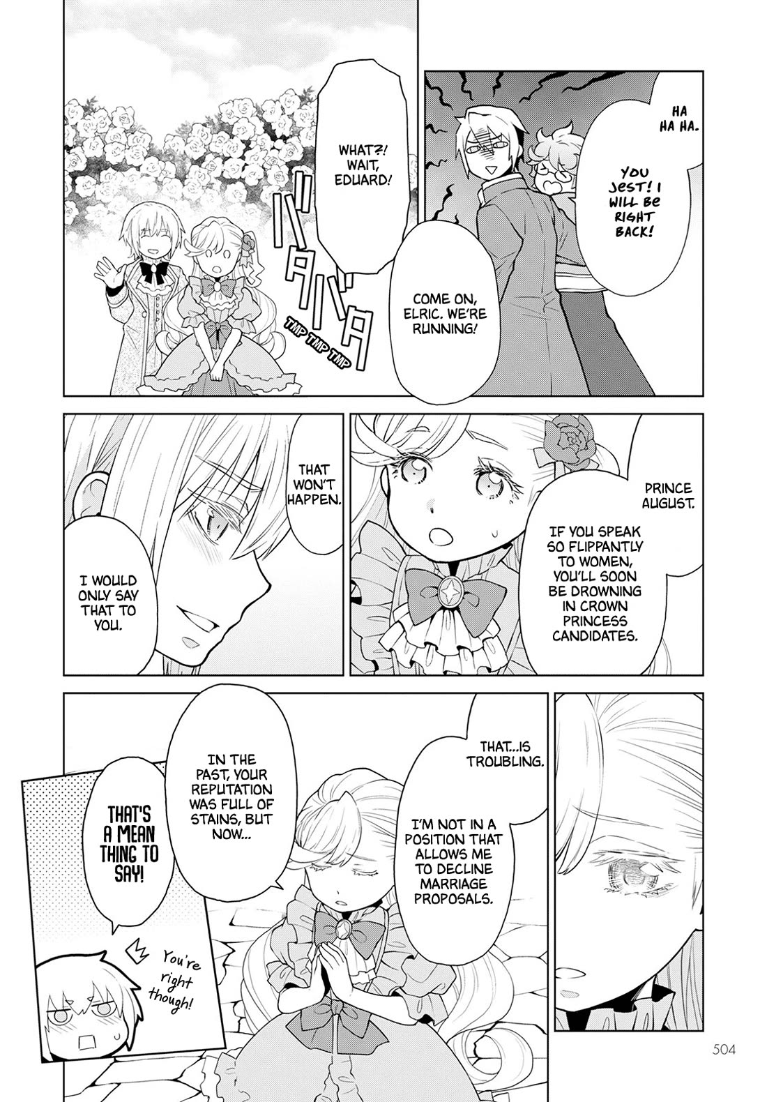 Deathbound Duke's Daughter and Seven Noblemen chapter 27 page 12