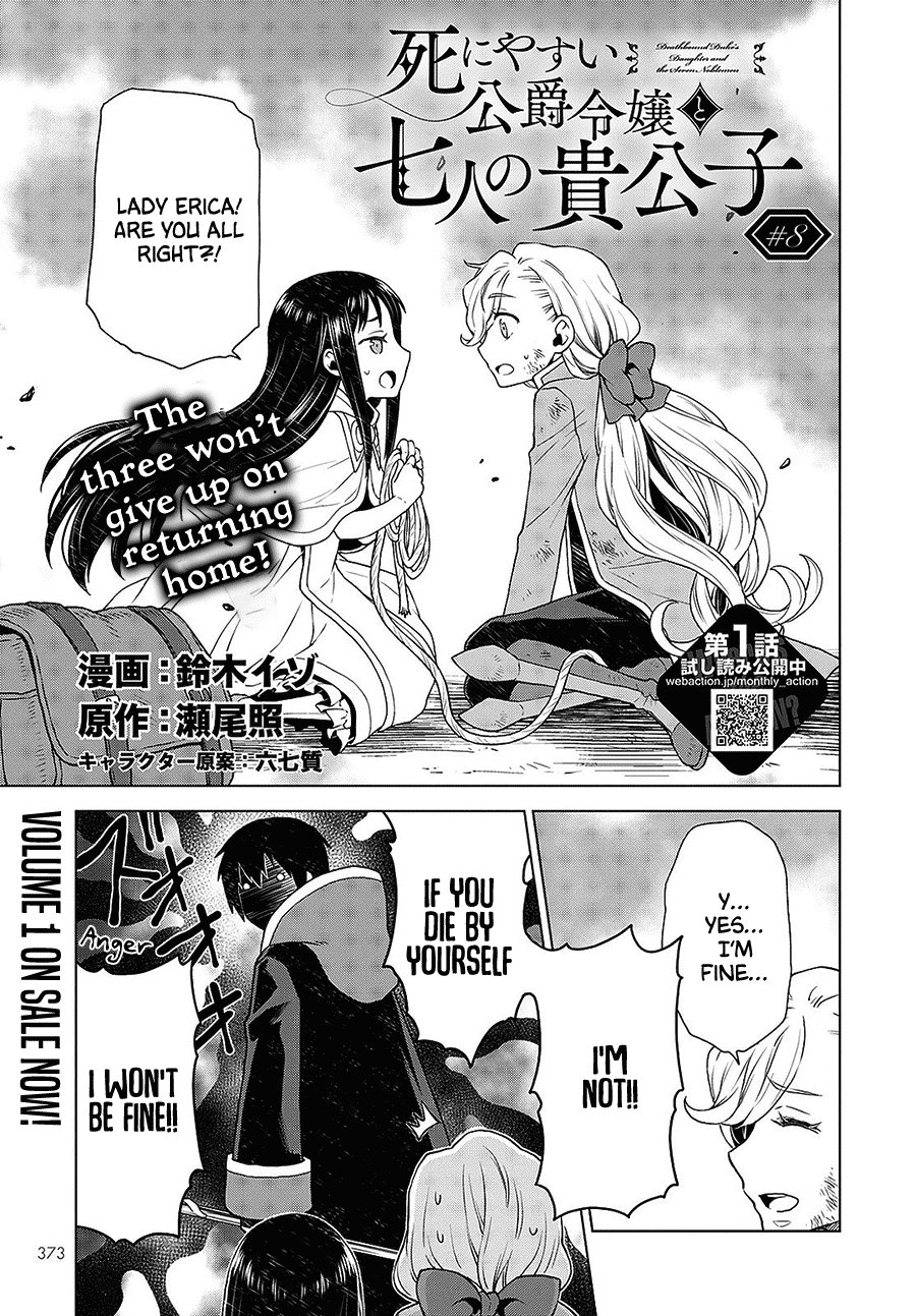 Deathbound Duke's Daughter and Seven Noblemen chapter 8 page 1