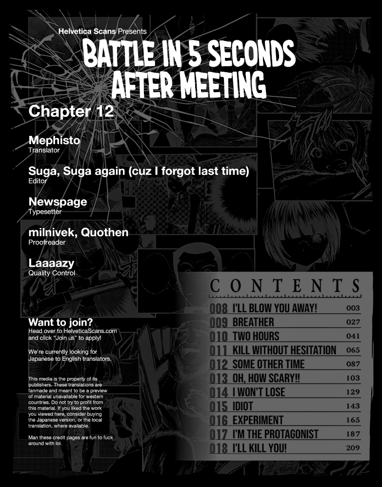 Deatte 5 Byou de Battle chapter 12 page 1