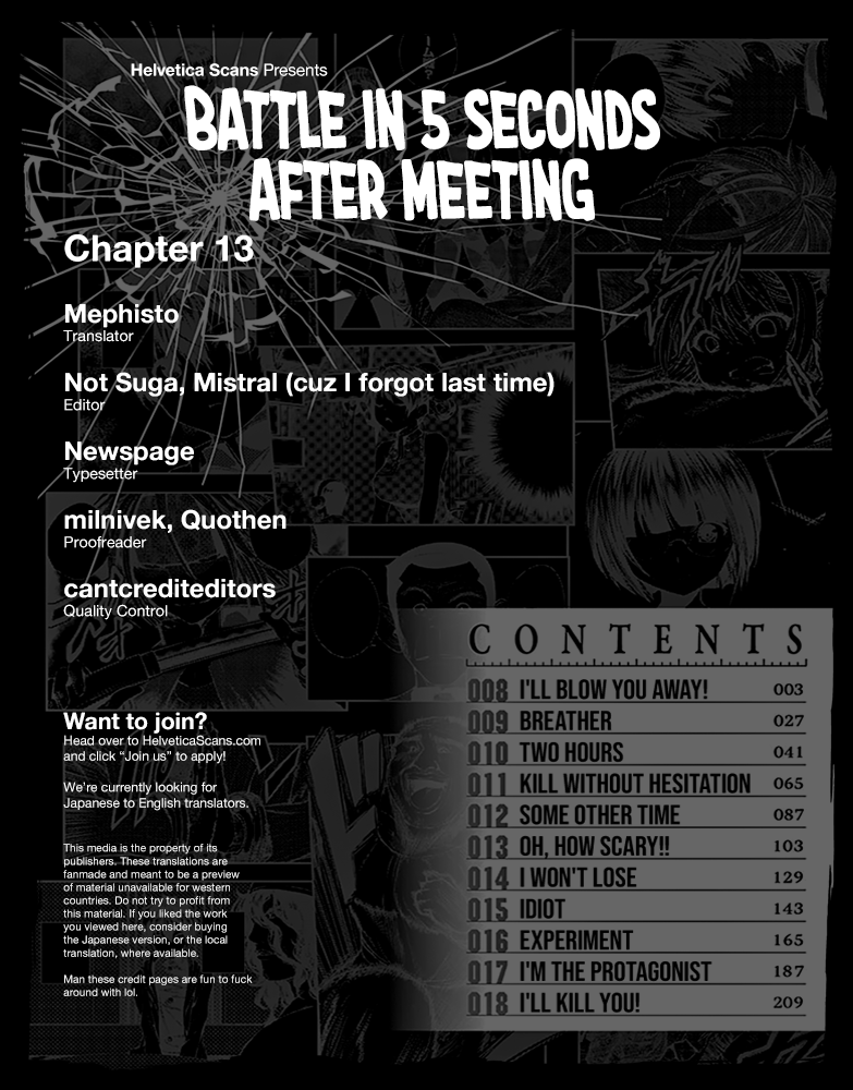 Deatte 5 Byou de Battle chapter 13 page 1