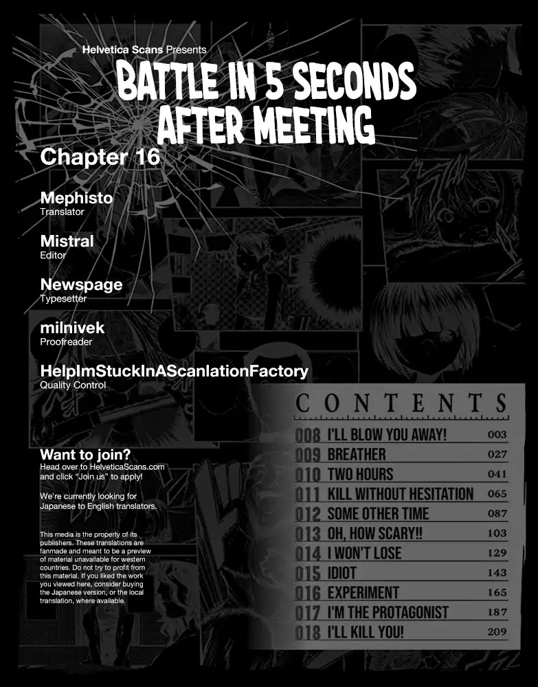Deatte 5 Byou de Battle chapter 16 page 1