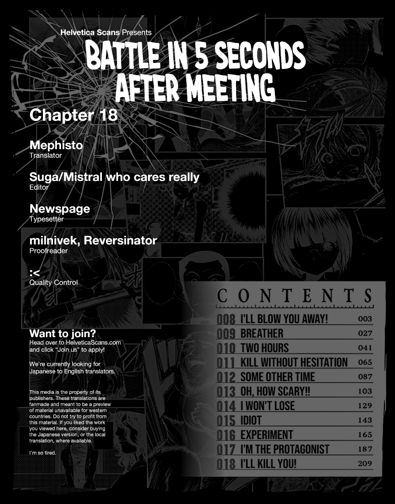 Deatte 5 Byou de Battle chapter 18 page 1