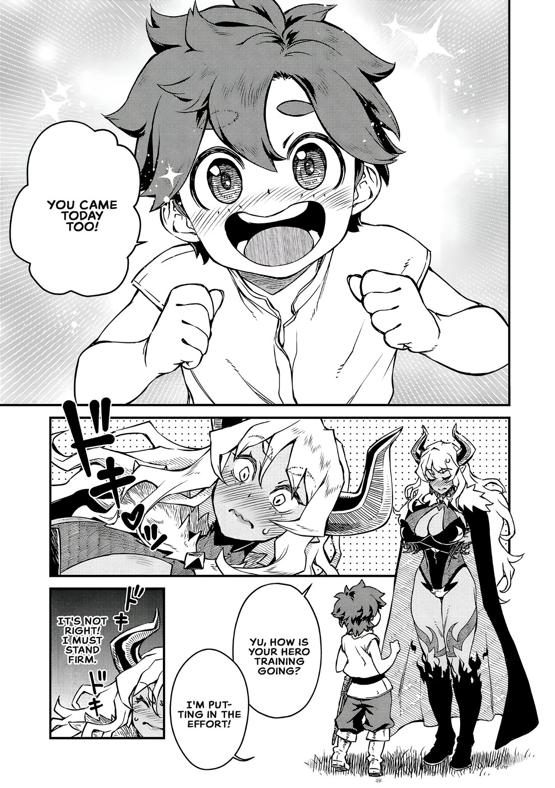 Demon Queen–sama Can't Defeat Hero-kun. chapter 1 page 3