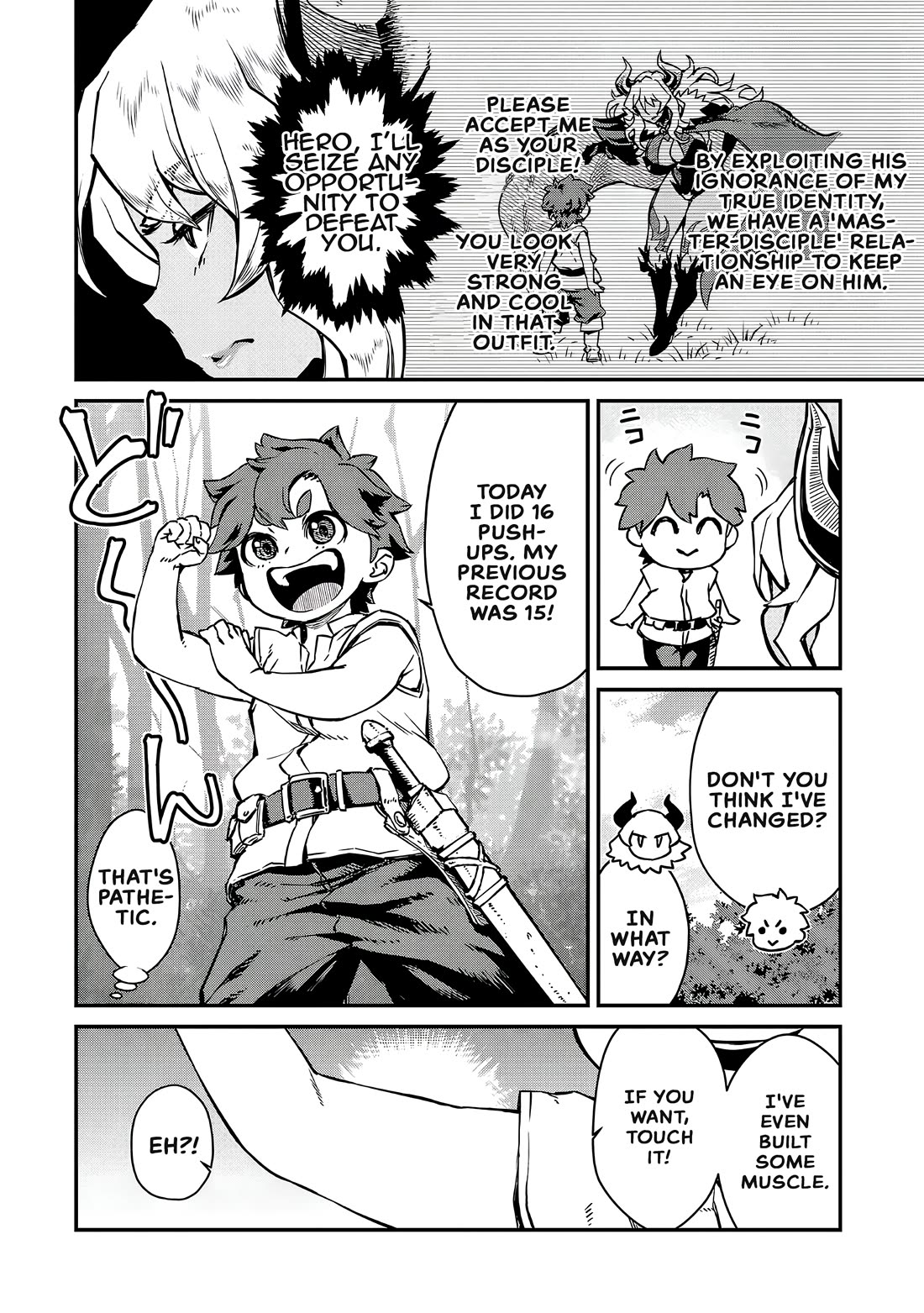 Demon Queen–sama Can't Defeat Hero-kun. chapter 1 page 4