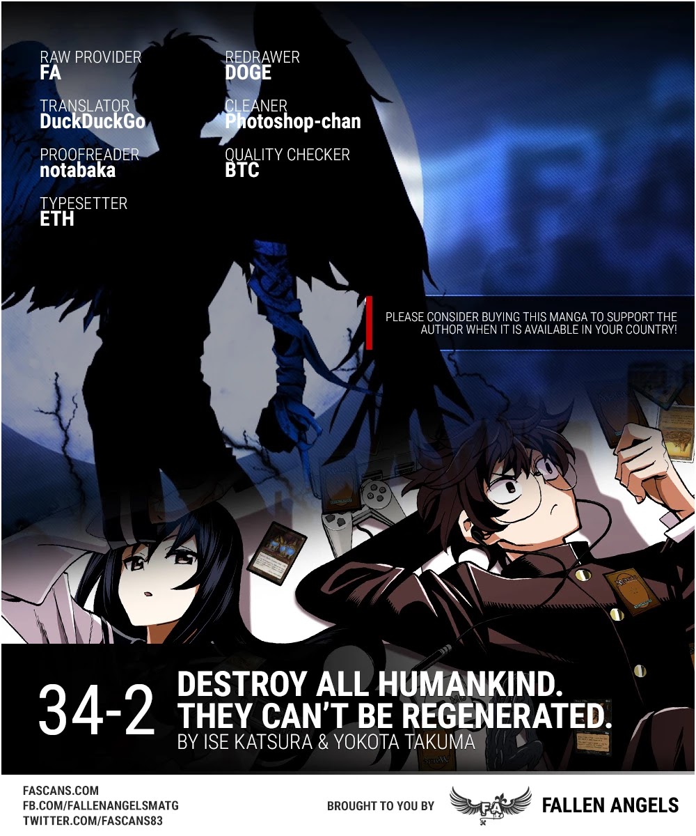 Destroy All of Humanity. It Can't Be Regenerated. chapter 34.2 page 1