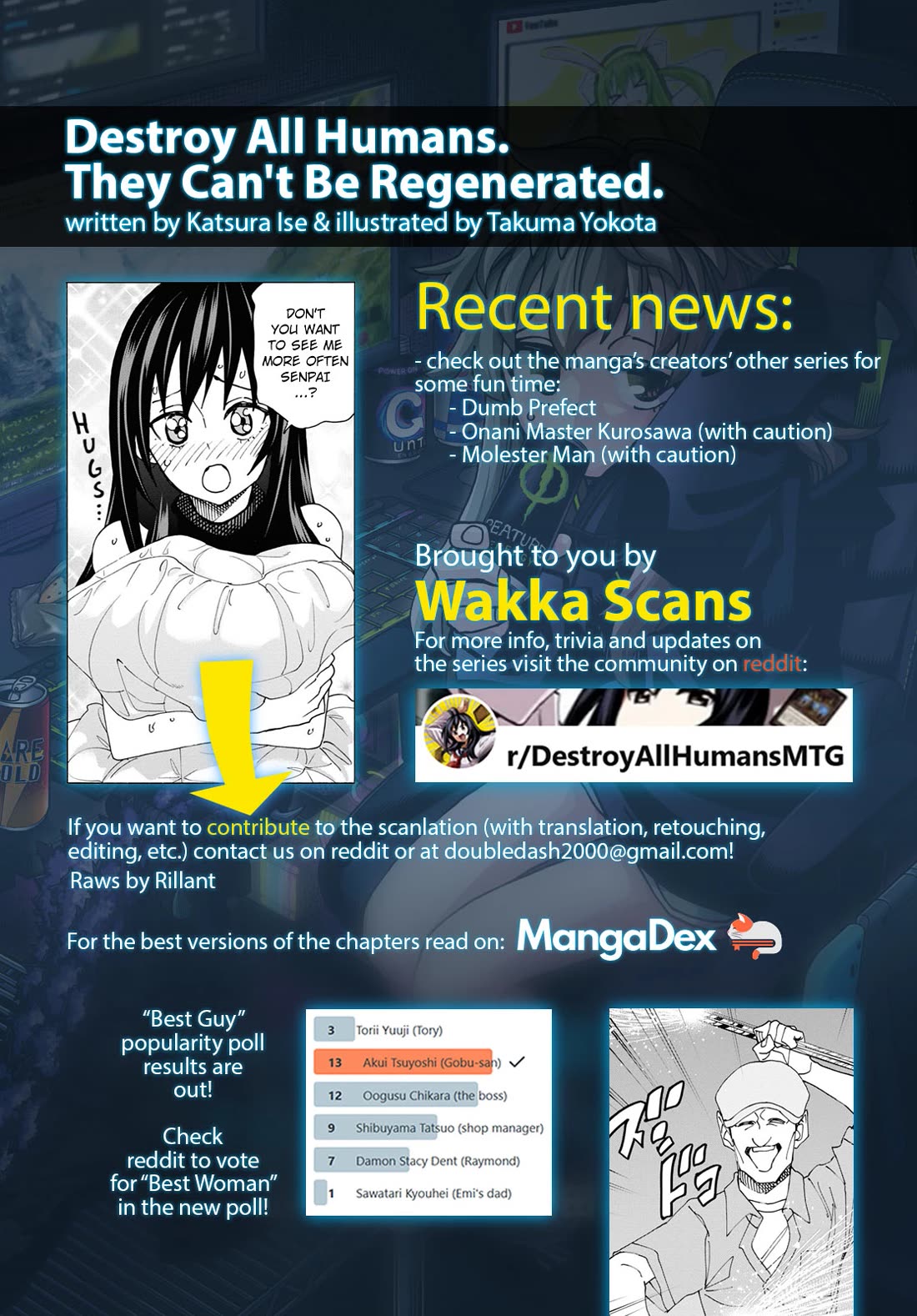 Destroy All of Humanity. It Can't Be Regenerated. chapter 58 page 1