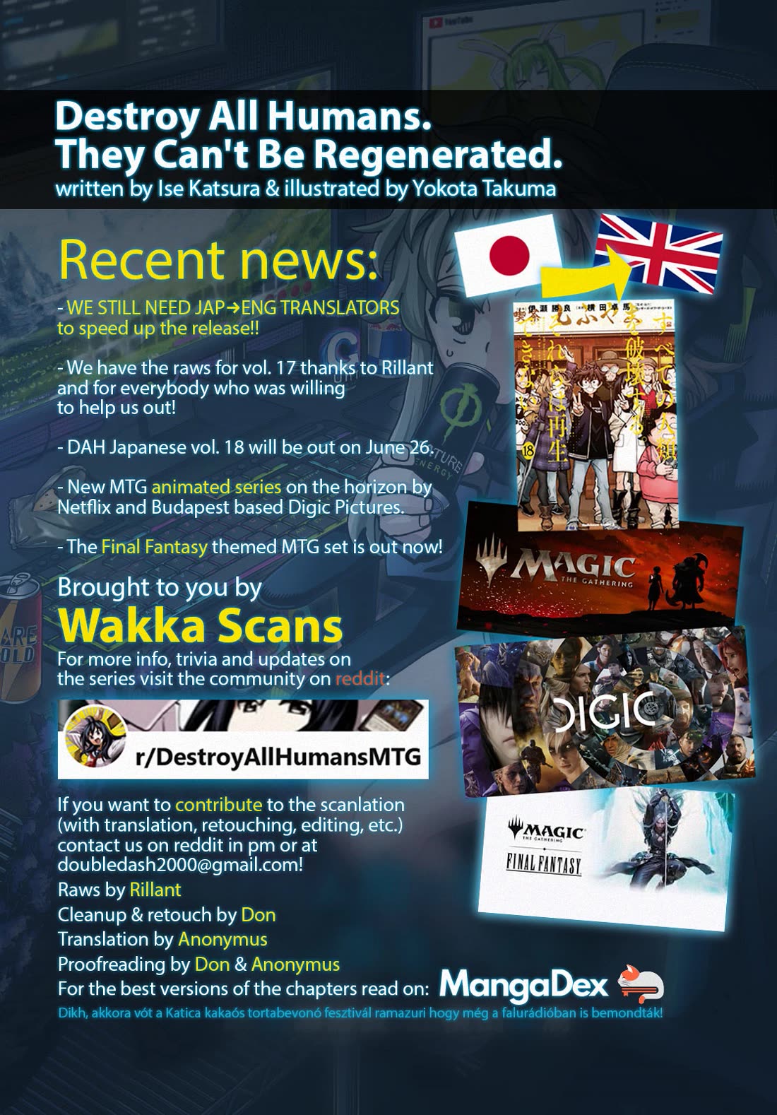 Destroy All of Humanity. It Can't Be Regenerated. chapter 61 page 1