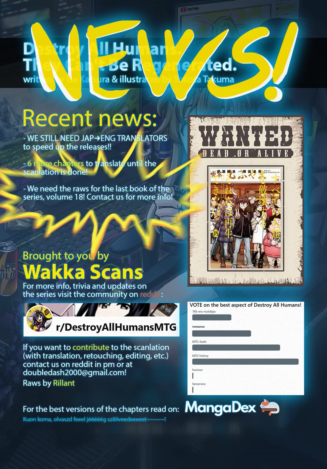 Destroy All of Humanity. It Can't Be Regenerated. chapter 65 page 1