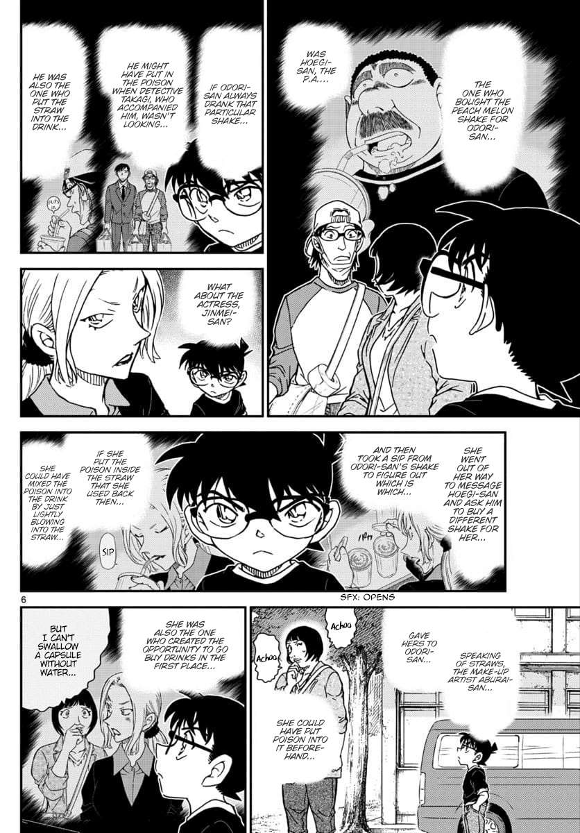Detective Conan chapter 1025 page 6