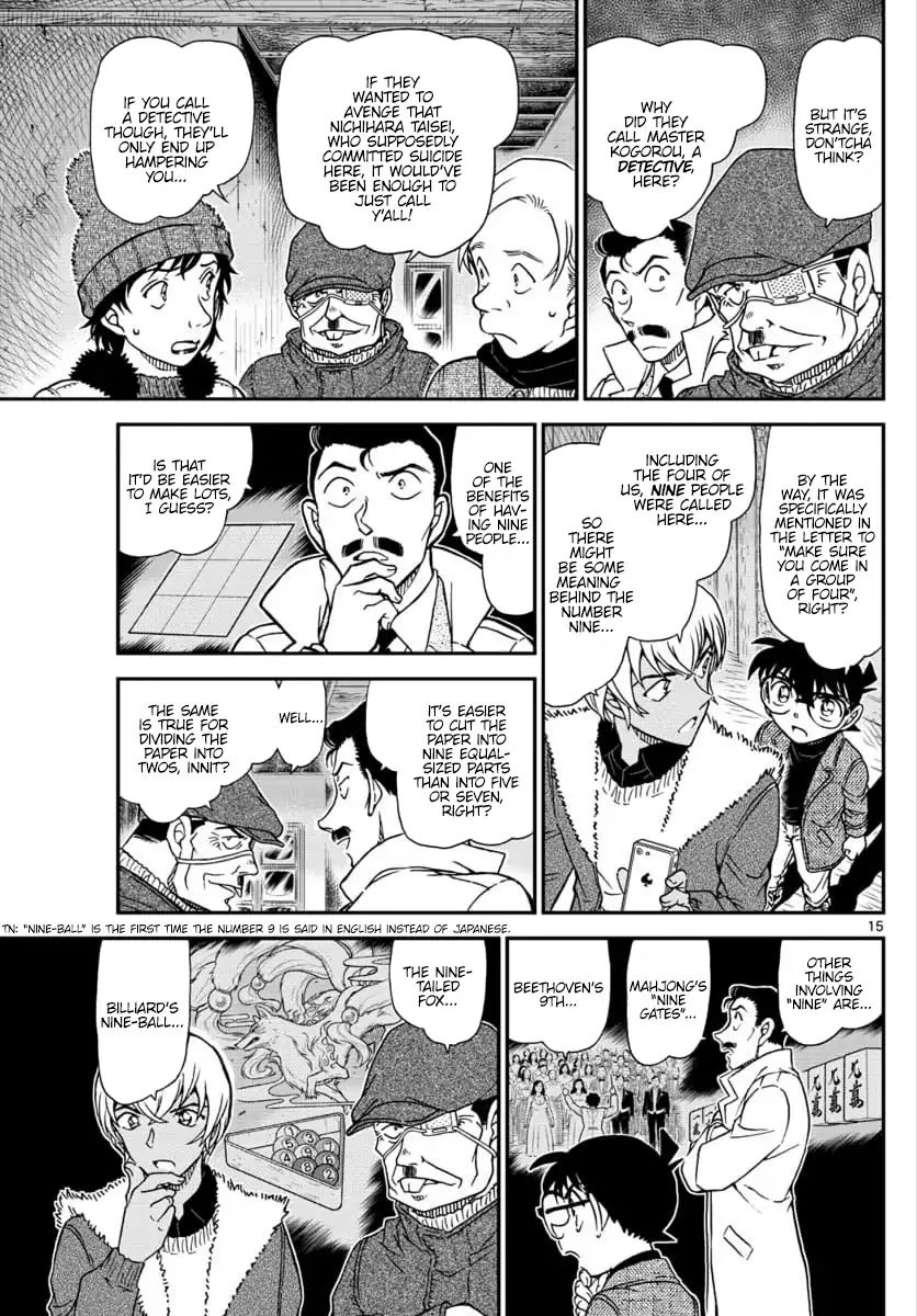 Detective Conan chapter 1030 page 15