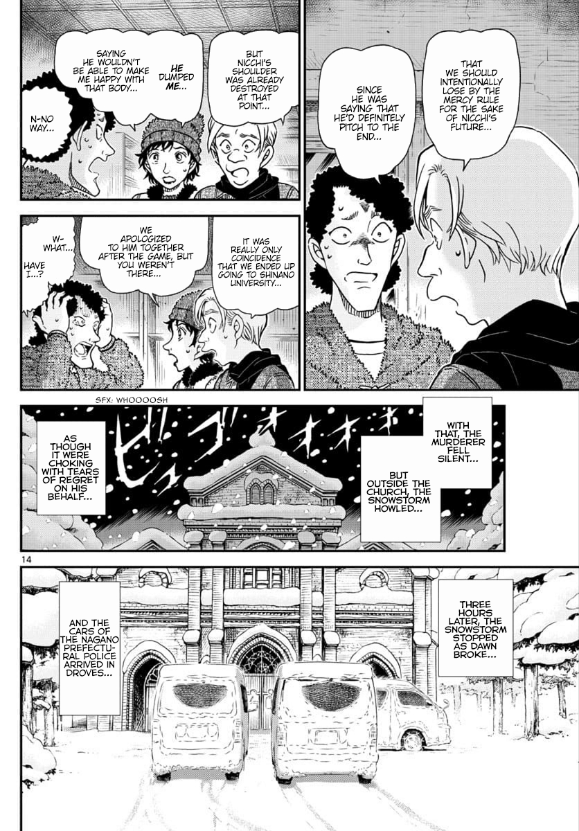 Detective Conan chapter 1031 page 14
