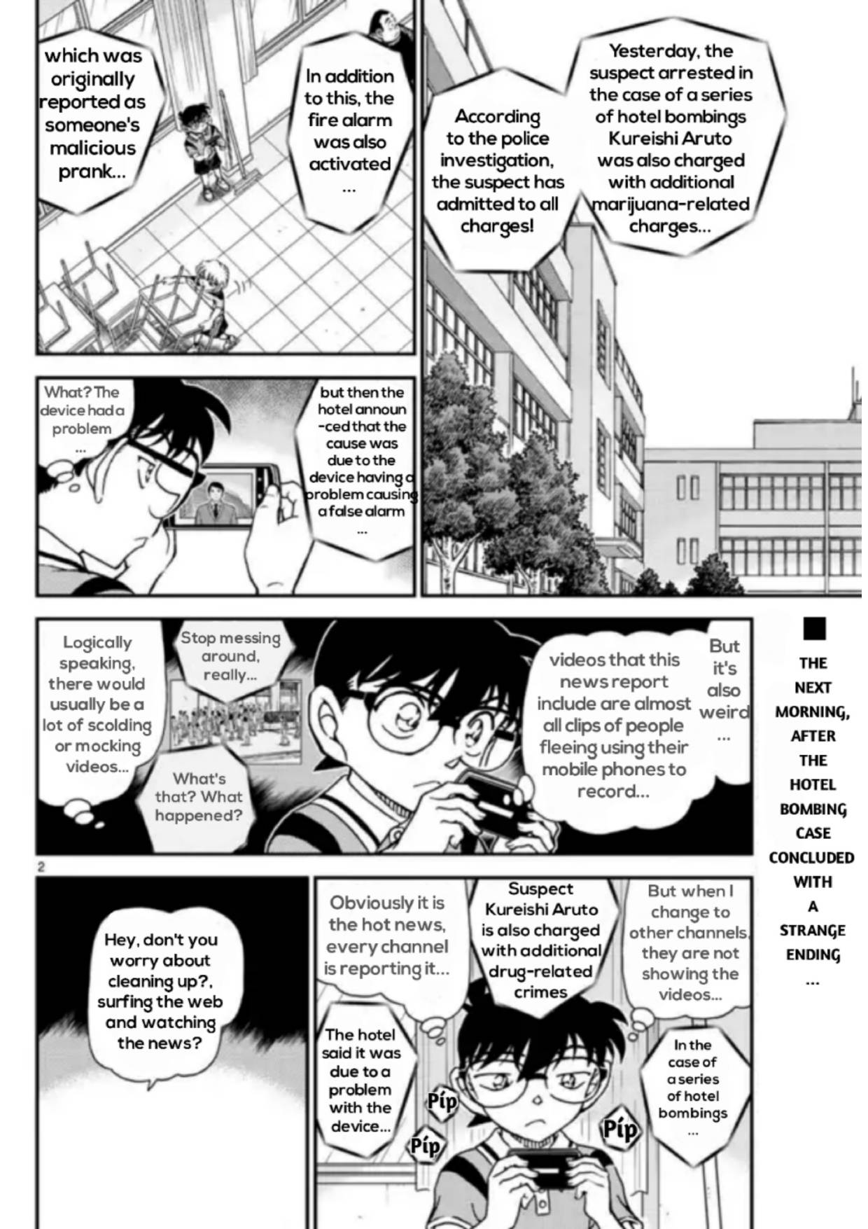 Detective Conan chapter 1097 page 2
