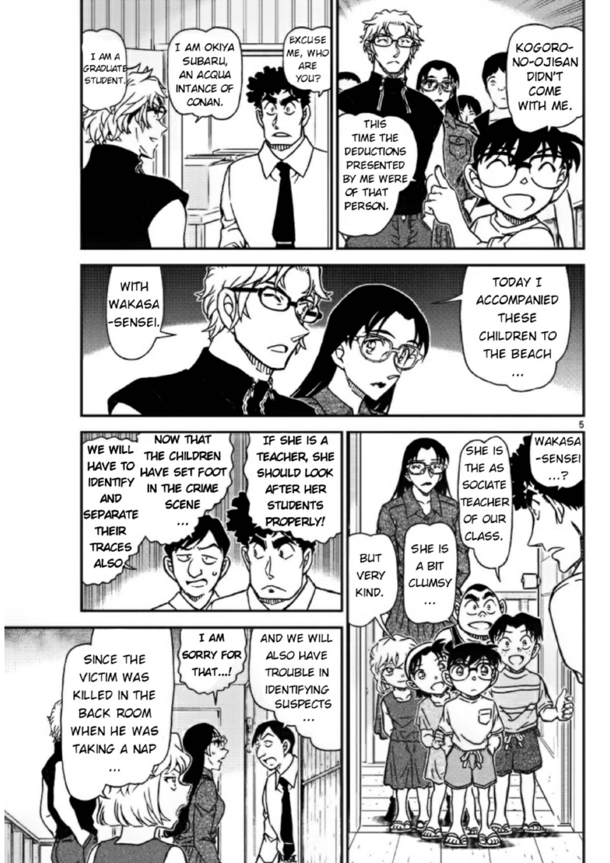 Detective Conan chapter 1098 page 5
