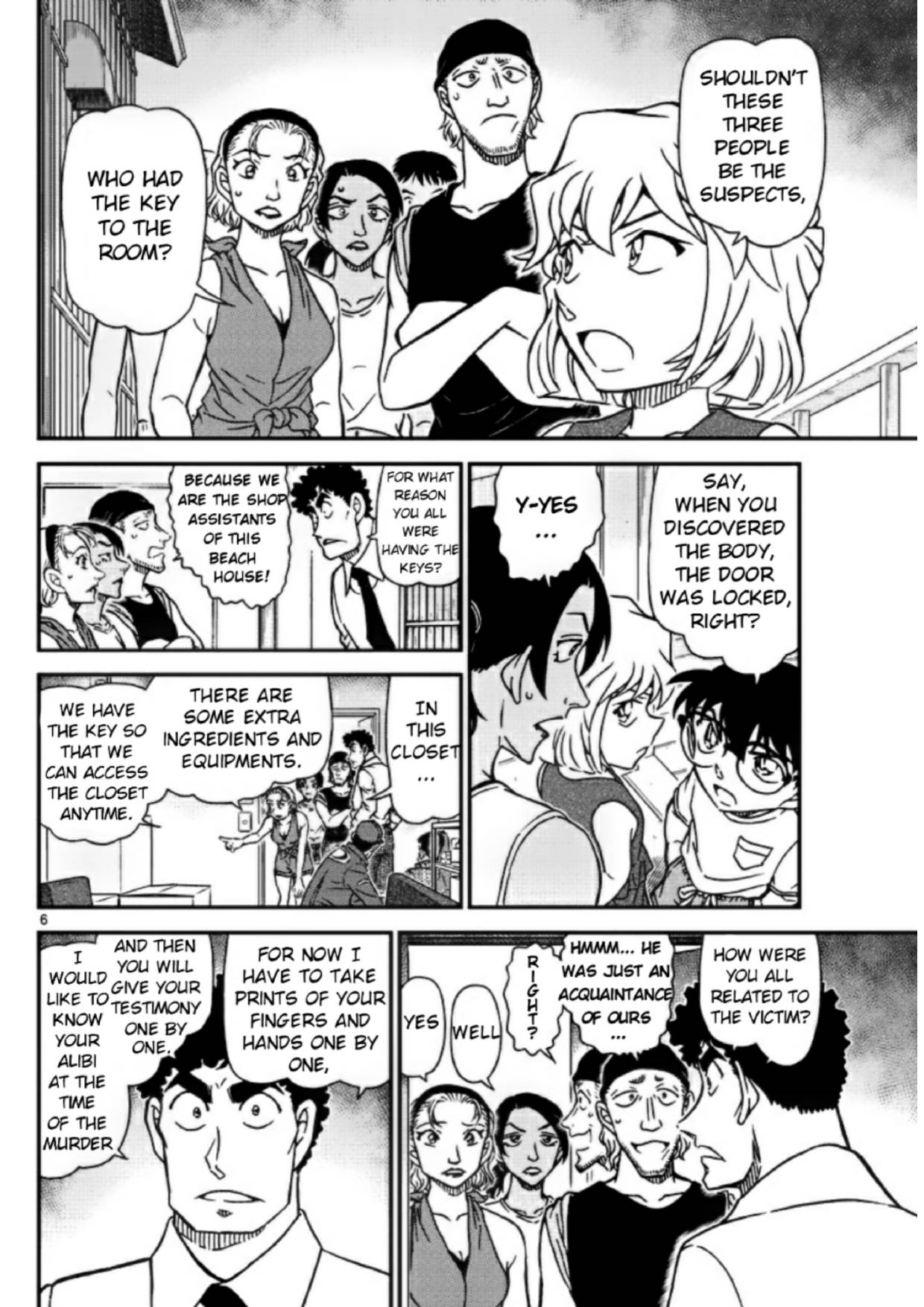 Detective Conan chapter 1098 page 6