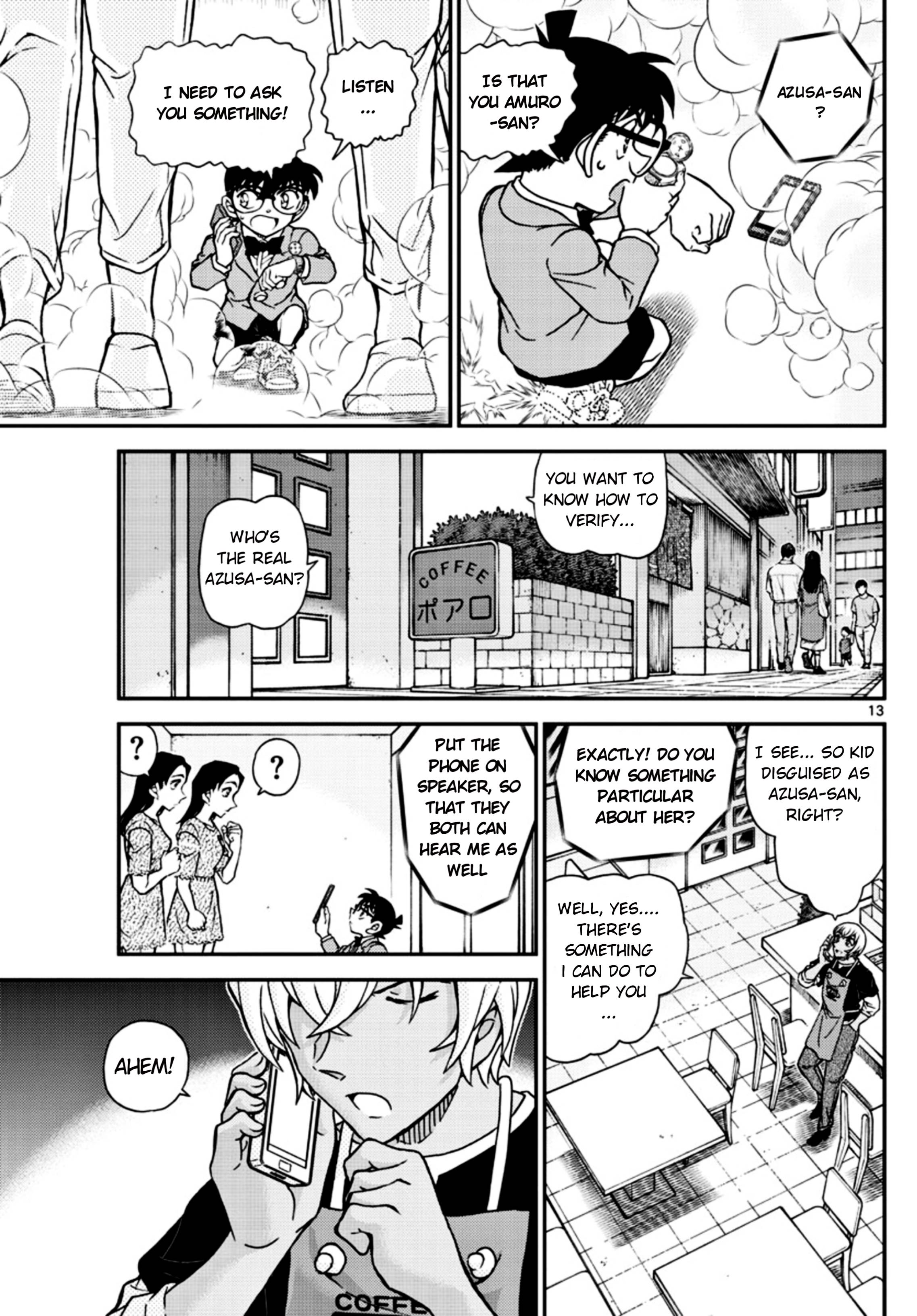 Detective Conan chapter 1102 page 13