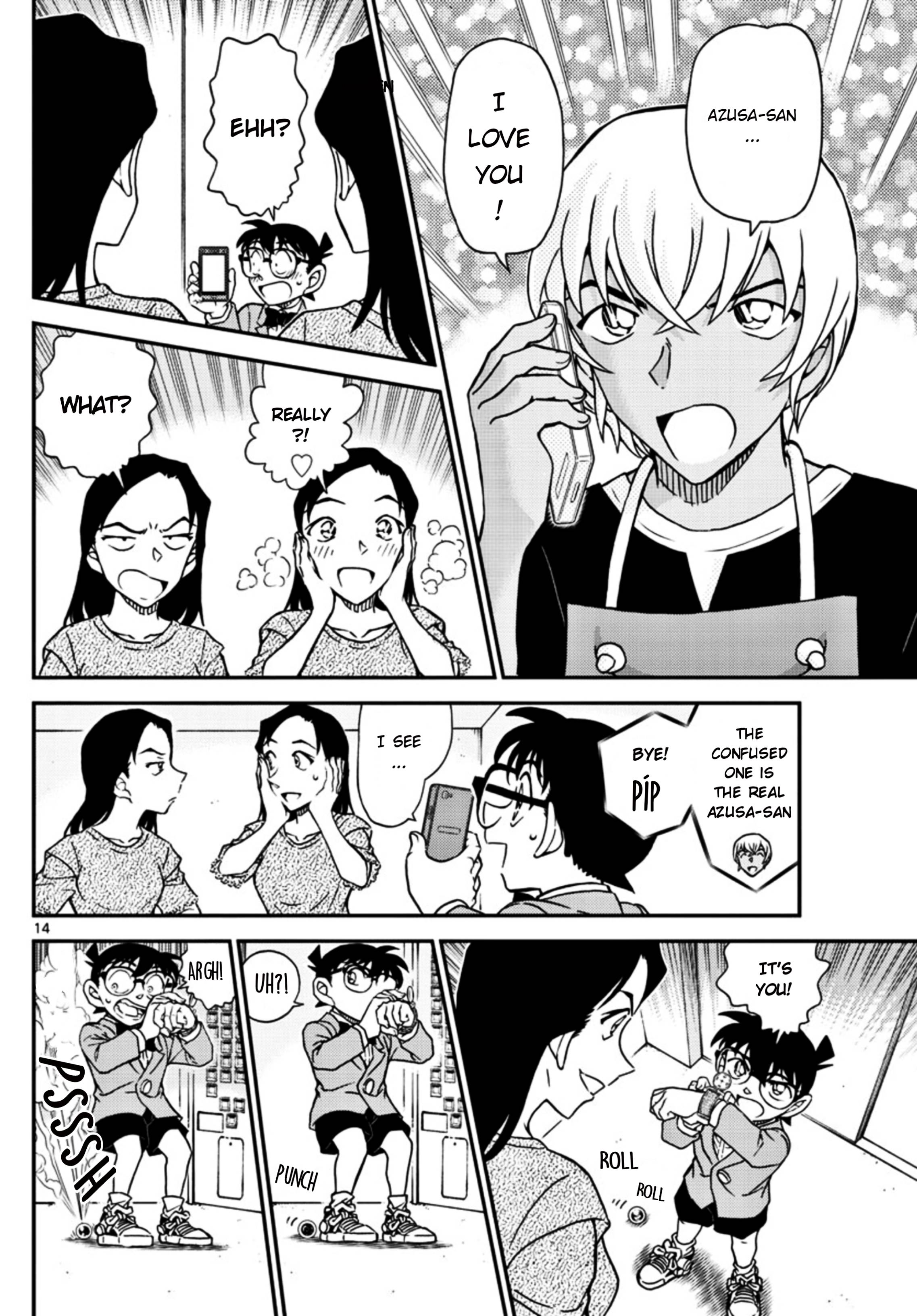 Detective Conan chapter 1102 page 14
