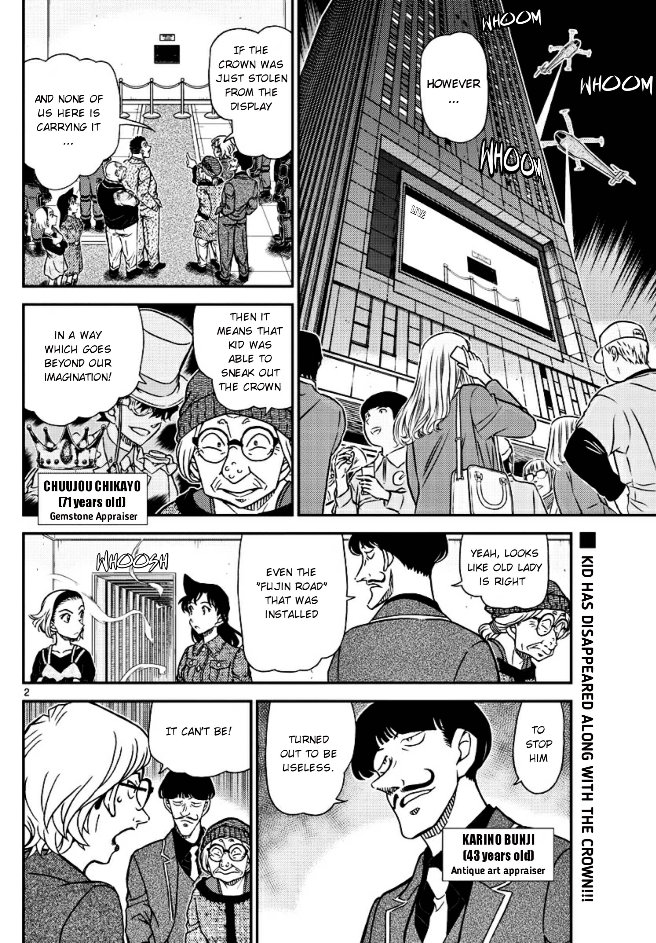 Detective Conan chapter 1102 page 2