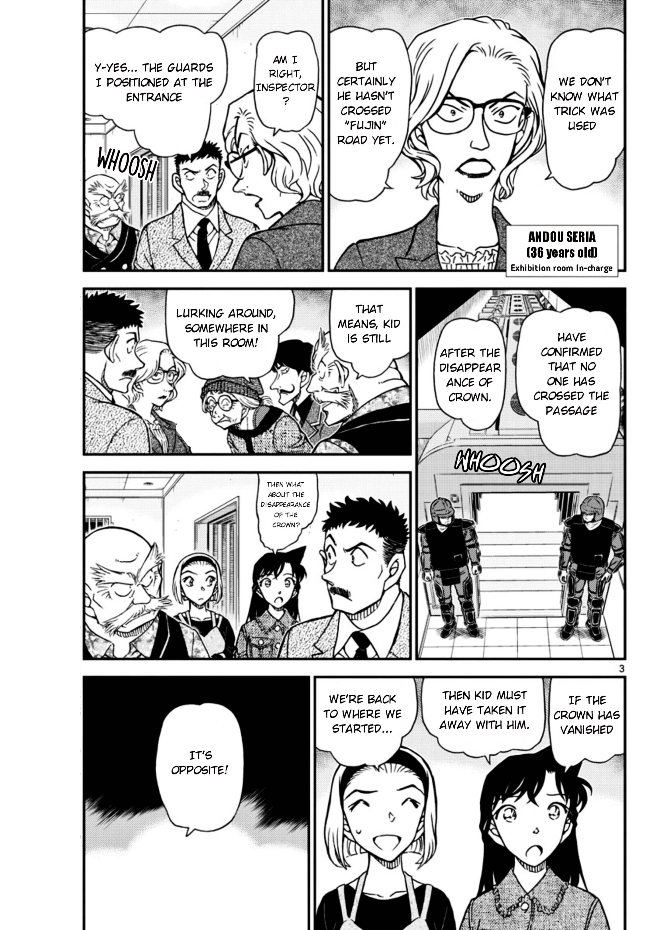 Detective Conan chapter 1102 page 3