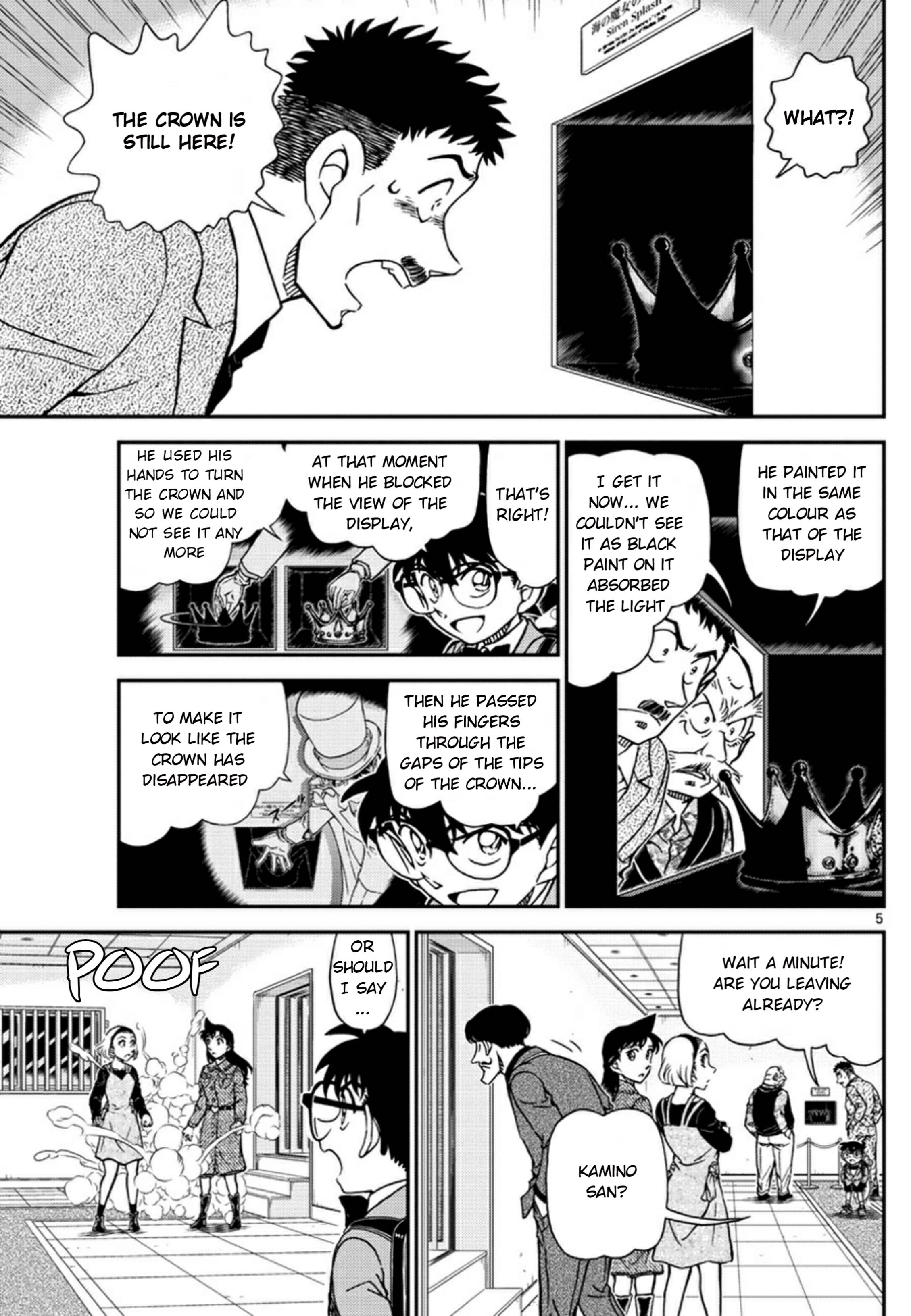 Detective Conan chapter 1102 page 5