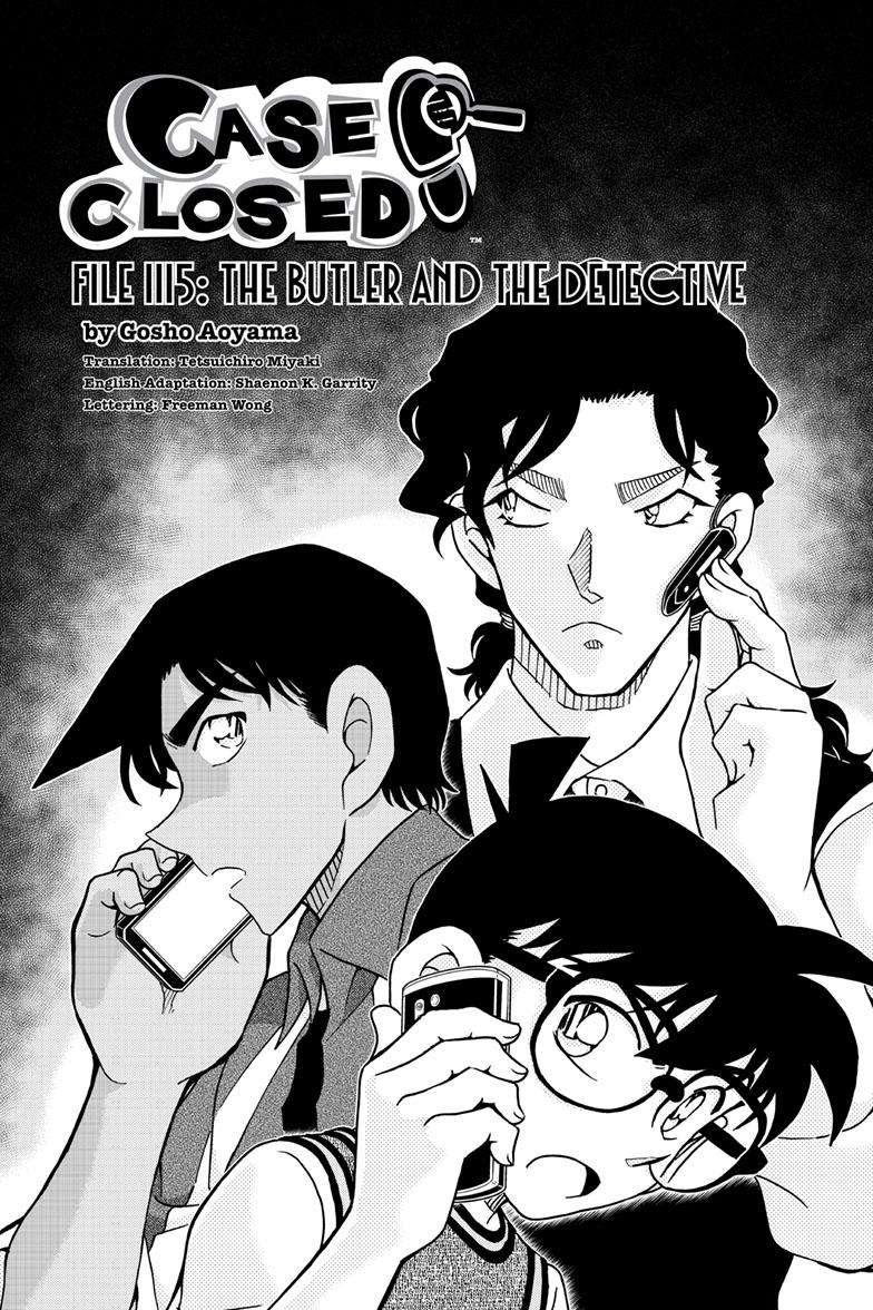 Detective Conan chapter 1115 page 1